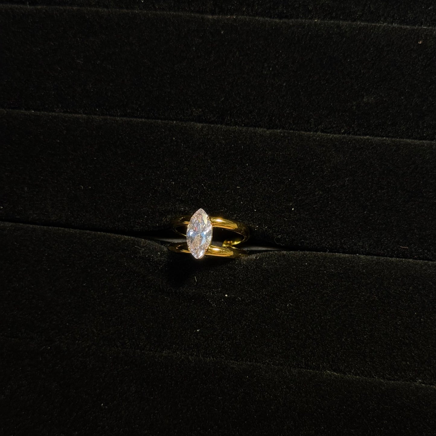 Classic Marquise Solitaire Ring HOUSE OF LAILA
