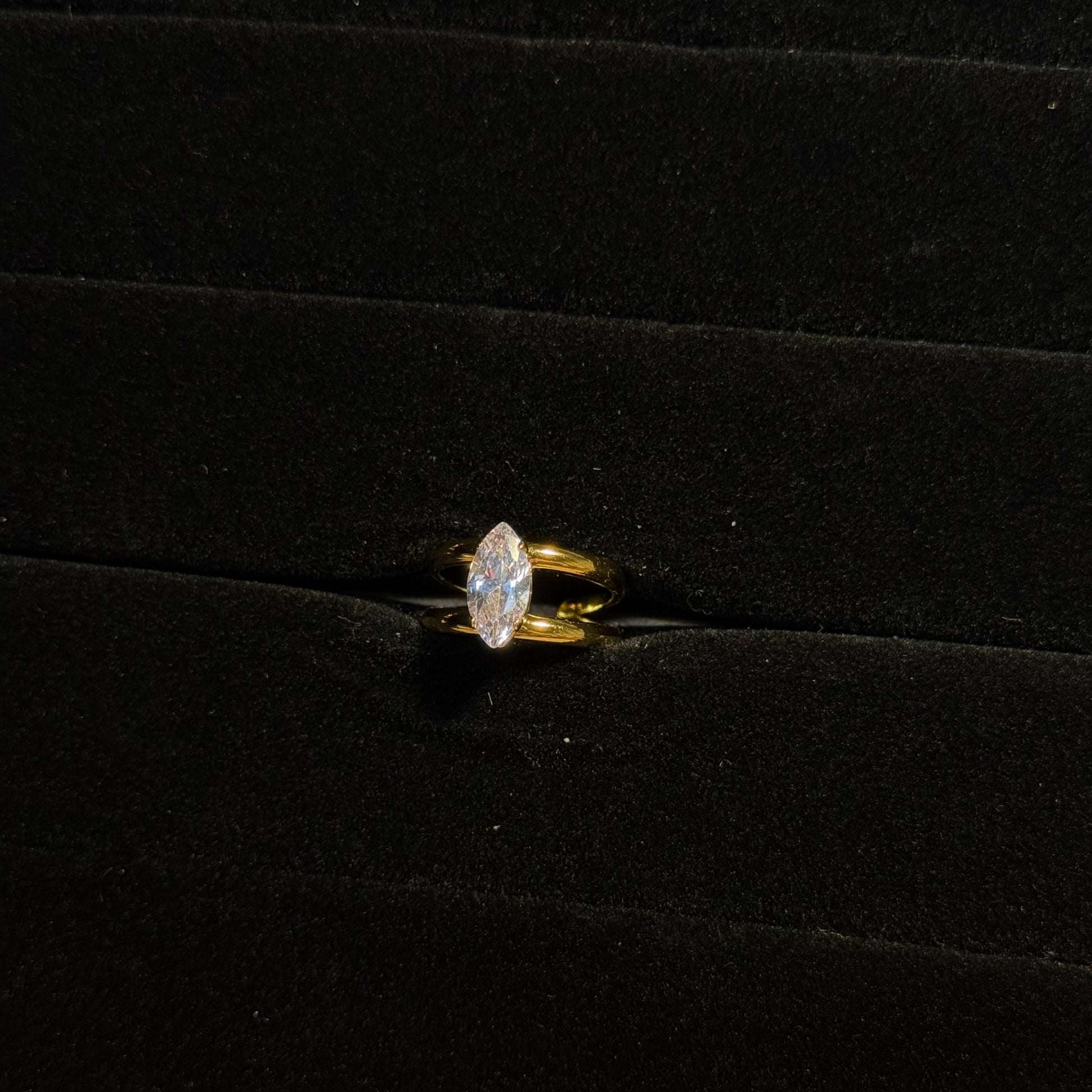Classic Marquise Solitaire Ring HOUSE OF LAILA
