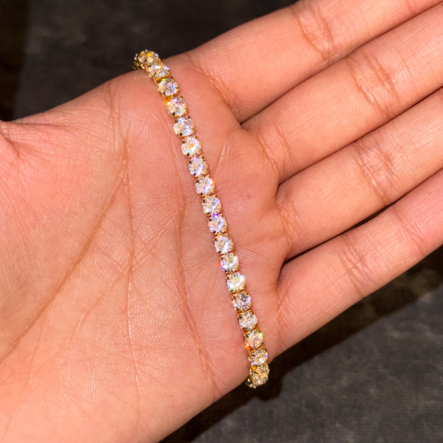 Heirloom Gold Tennis Bracelet