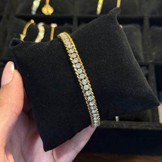 Emily Studded Chain Bracelet HOUSE OF LAILA