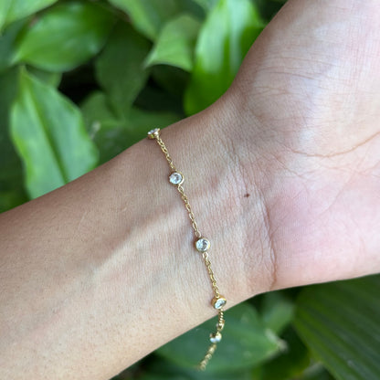 Amelia Studded Chain Bracelet