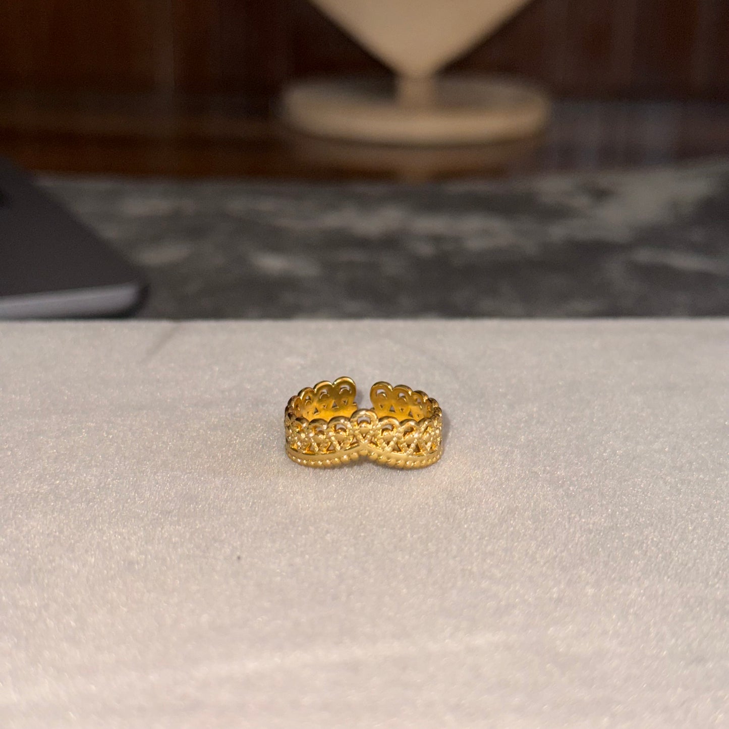 Elegant Crown Ring
