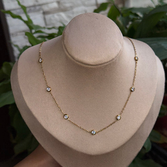 Fiona Studded Necklace