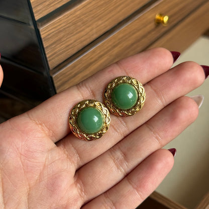 Sage Statement Studs