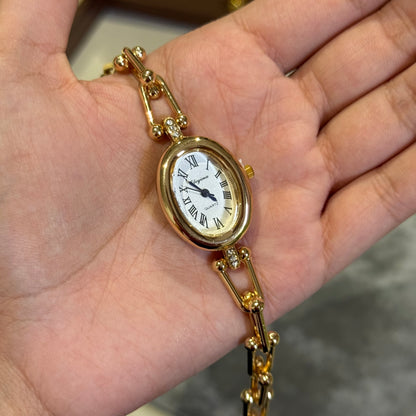 Verona Oval Watch (Random Color Box Included)