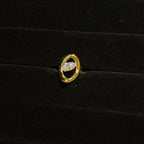 Smaller Chunky Solitaire Ring HOUSE OF LAILA
