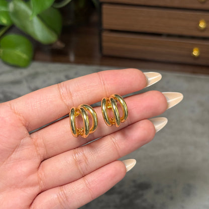 Cassandra Multi-Hoop Studs