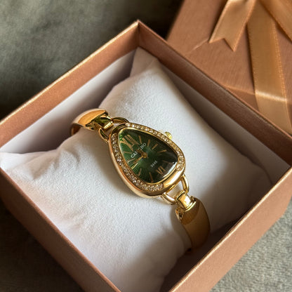 Camille Emerald Watch (Random Color Box Included)