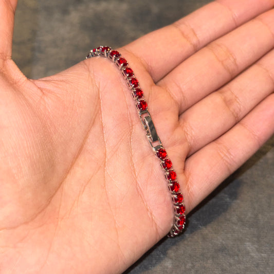 Vienna Rose Tennis Bracelet