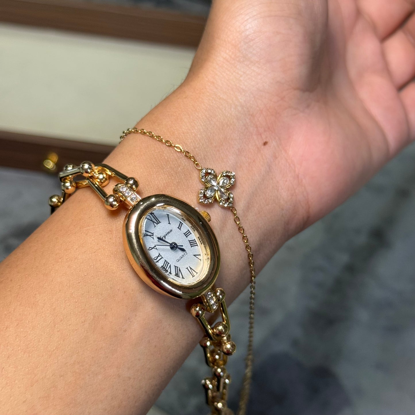 Fleur Solitaire Bracelet