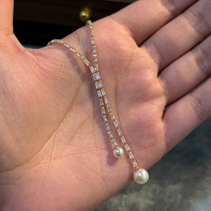 Elysian Pearl Drop Necklace