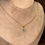 Chérie Studded Heart Necklace