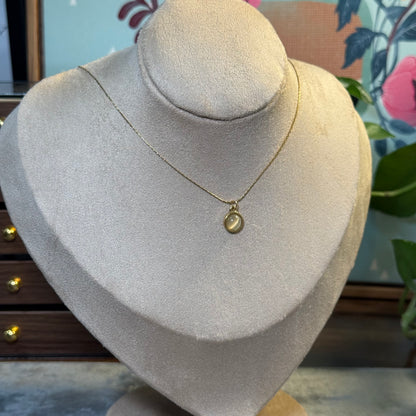 Saturn Cat-Eye Necklace