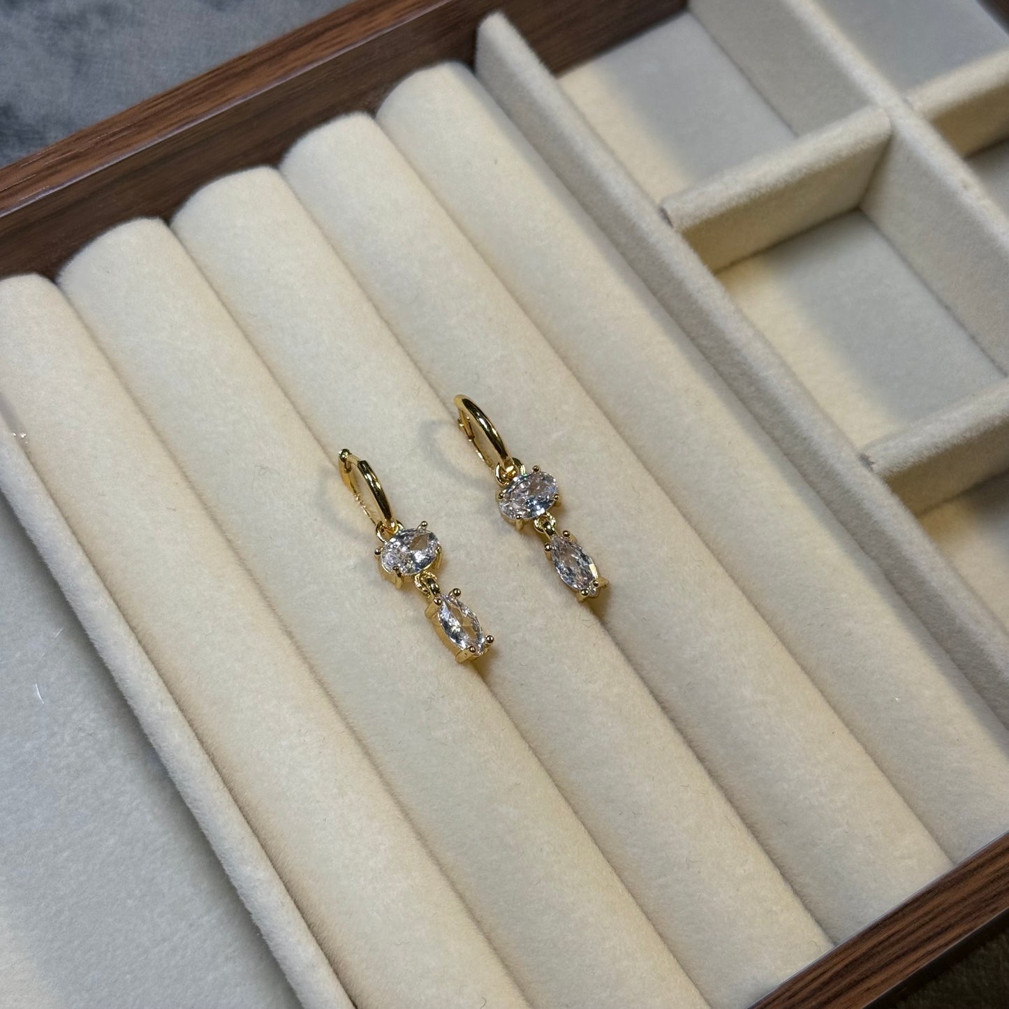 Duo Oval Hoops