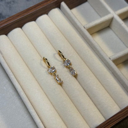Duo Oval Hoops