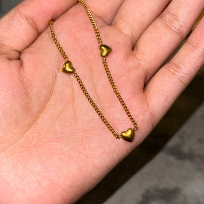 Amour Station Necklace