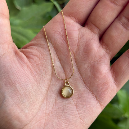 Saturn Cat-Eye Necklace