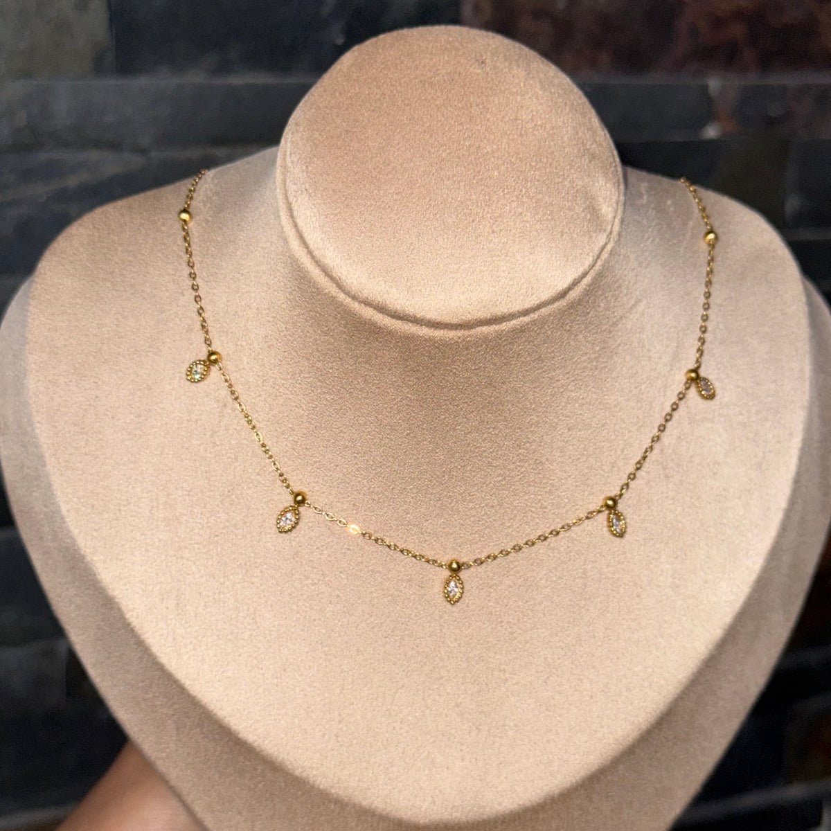 Valerie Studded Necklace