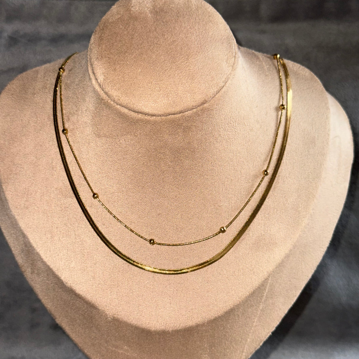 Hannah Double Chain Necklace