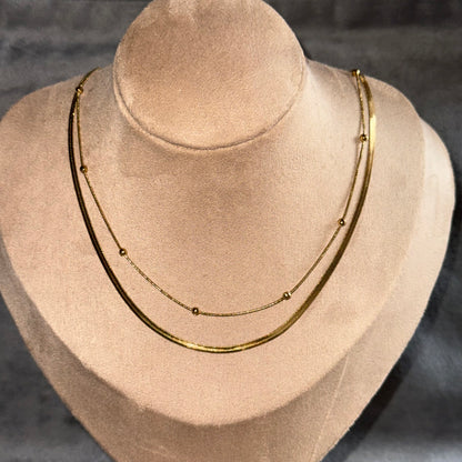 Hannah Double Chain Necklace