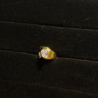 Sculpted Solitaire Ring HOUSE OF LAILA