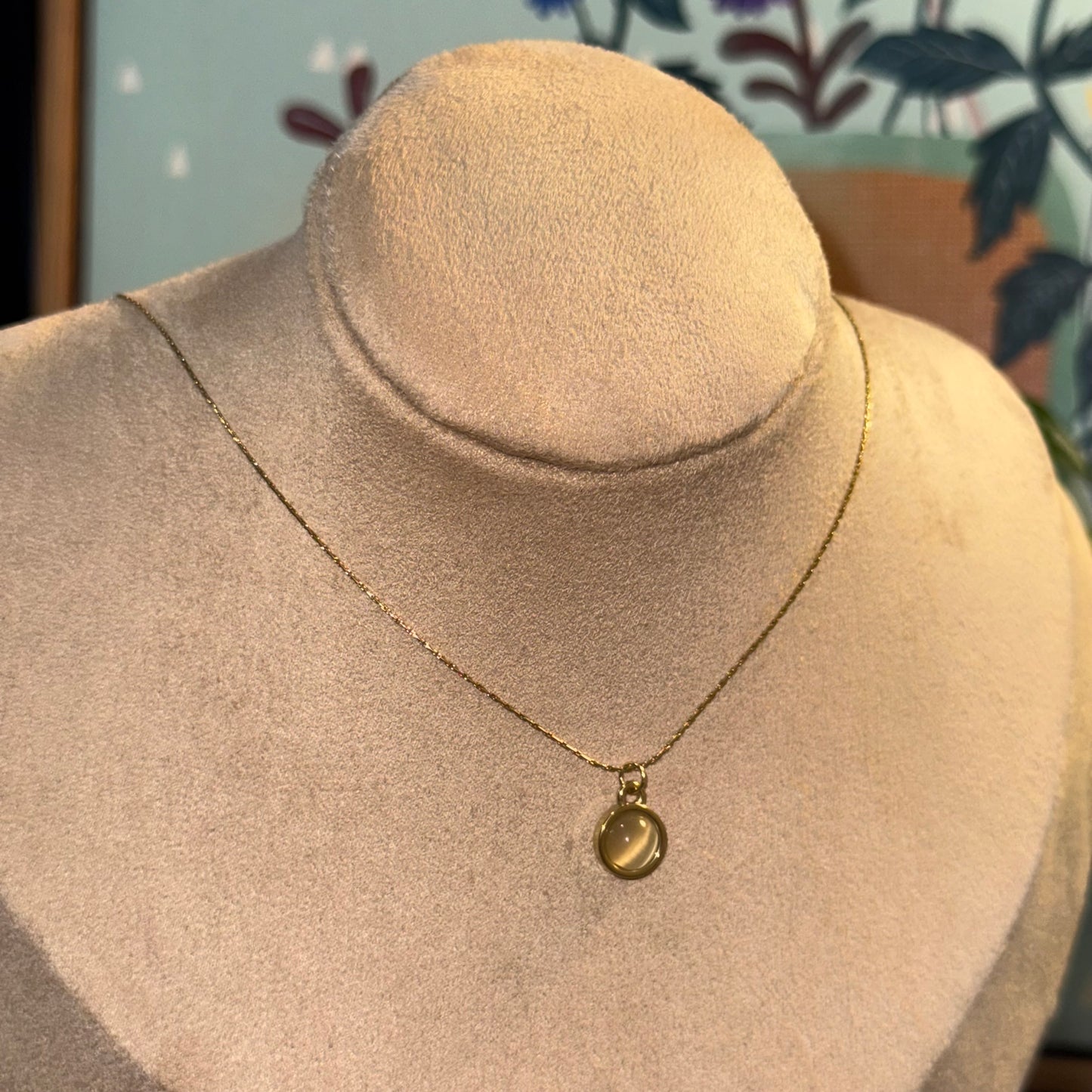 Saturn Cat-Eye Necklace