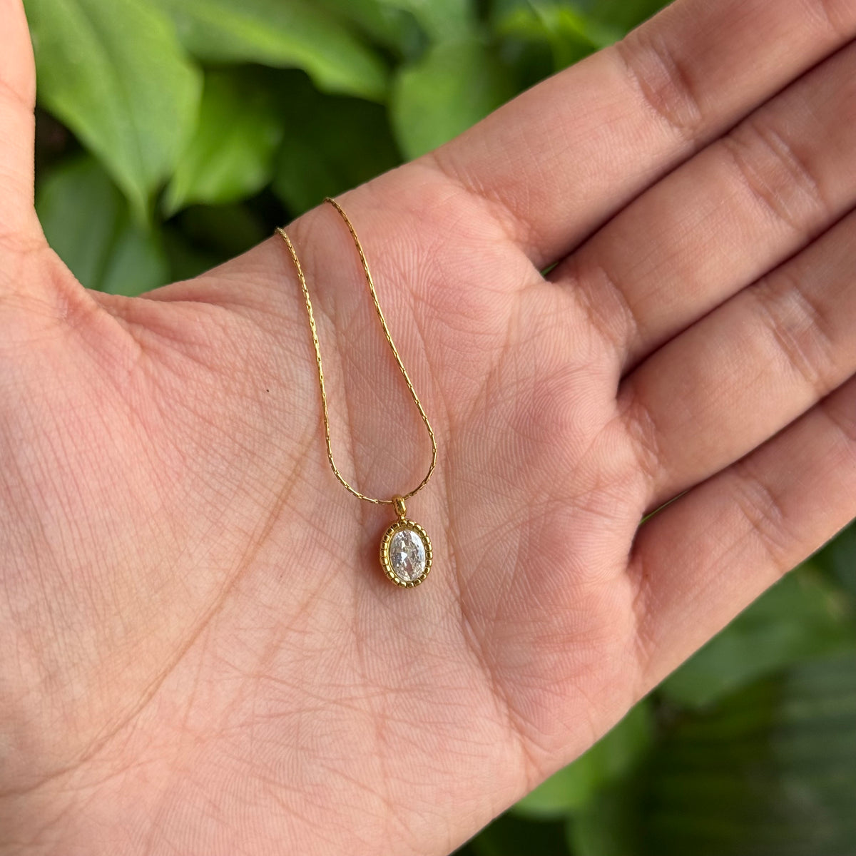 Natalie Clear Necklace