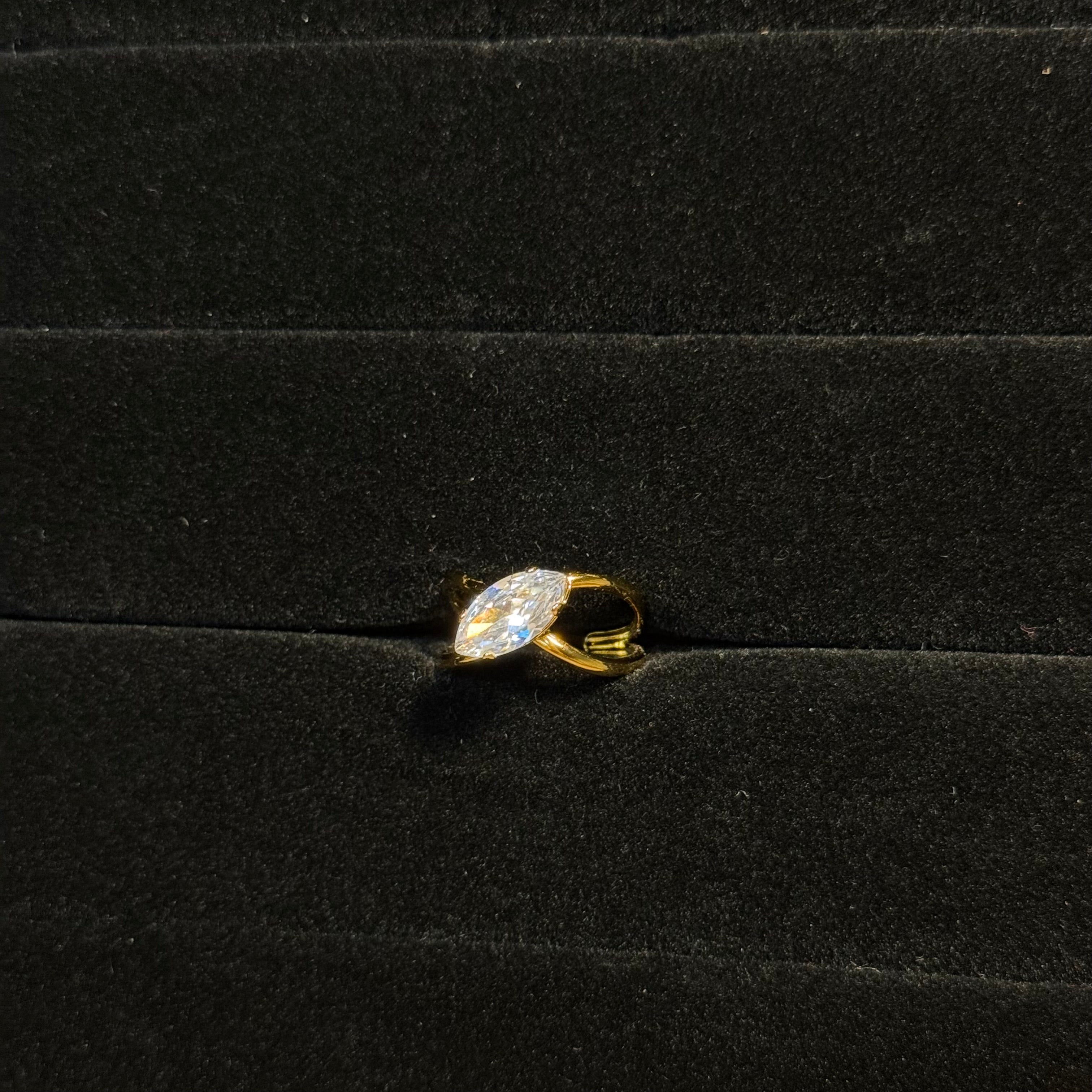 Cross Solitaire Ring HOUSE OF LAILA