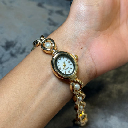 Opulence Pearl Watch (Random Color Box Included)