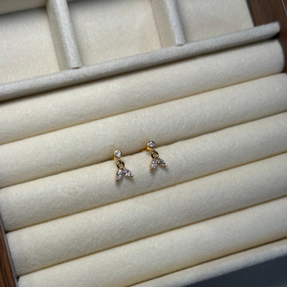 Dainty Iris Studs