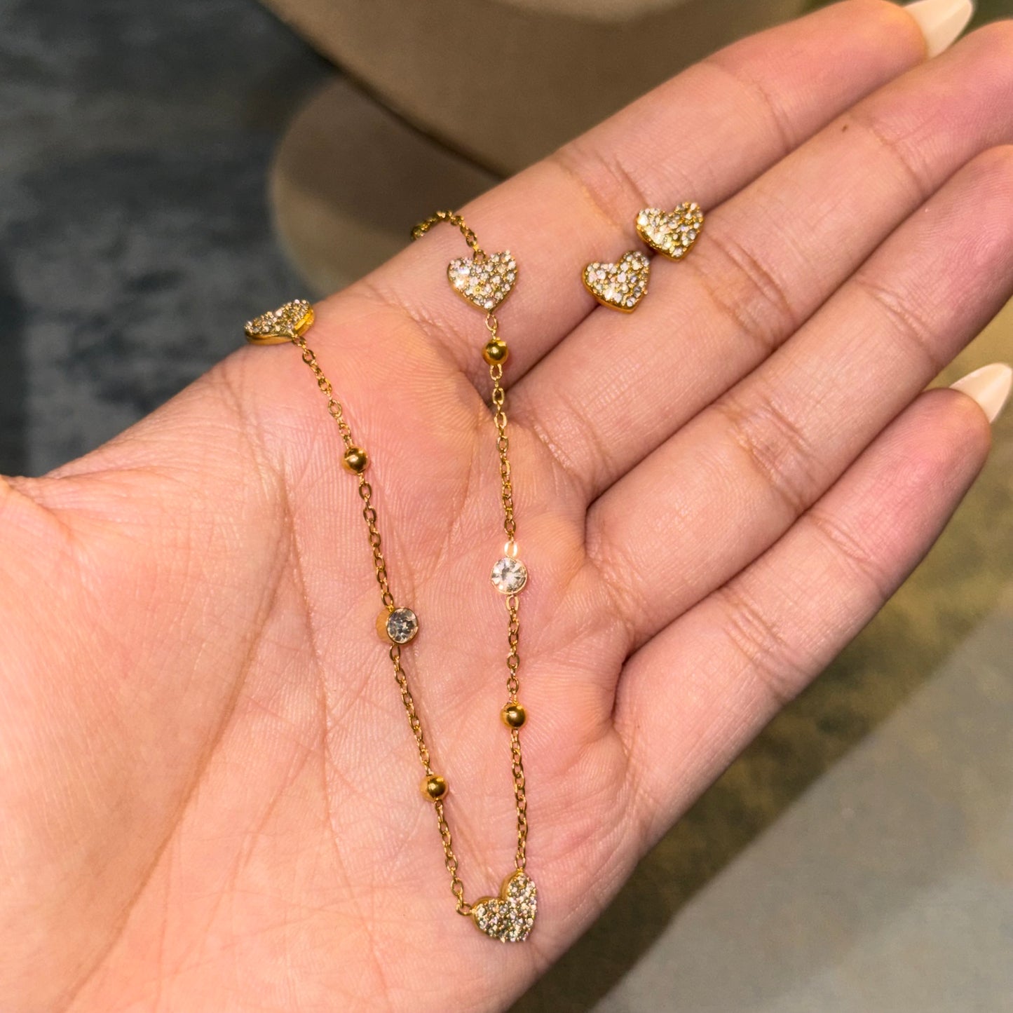 Lover Girl Necklace + Earring Set