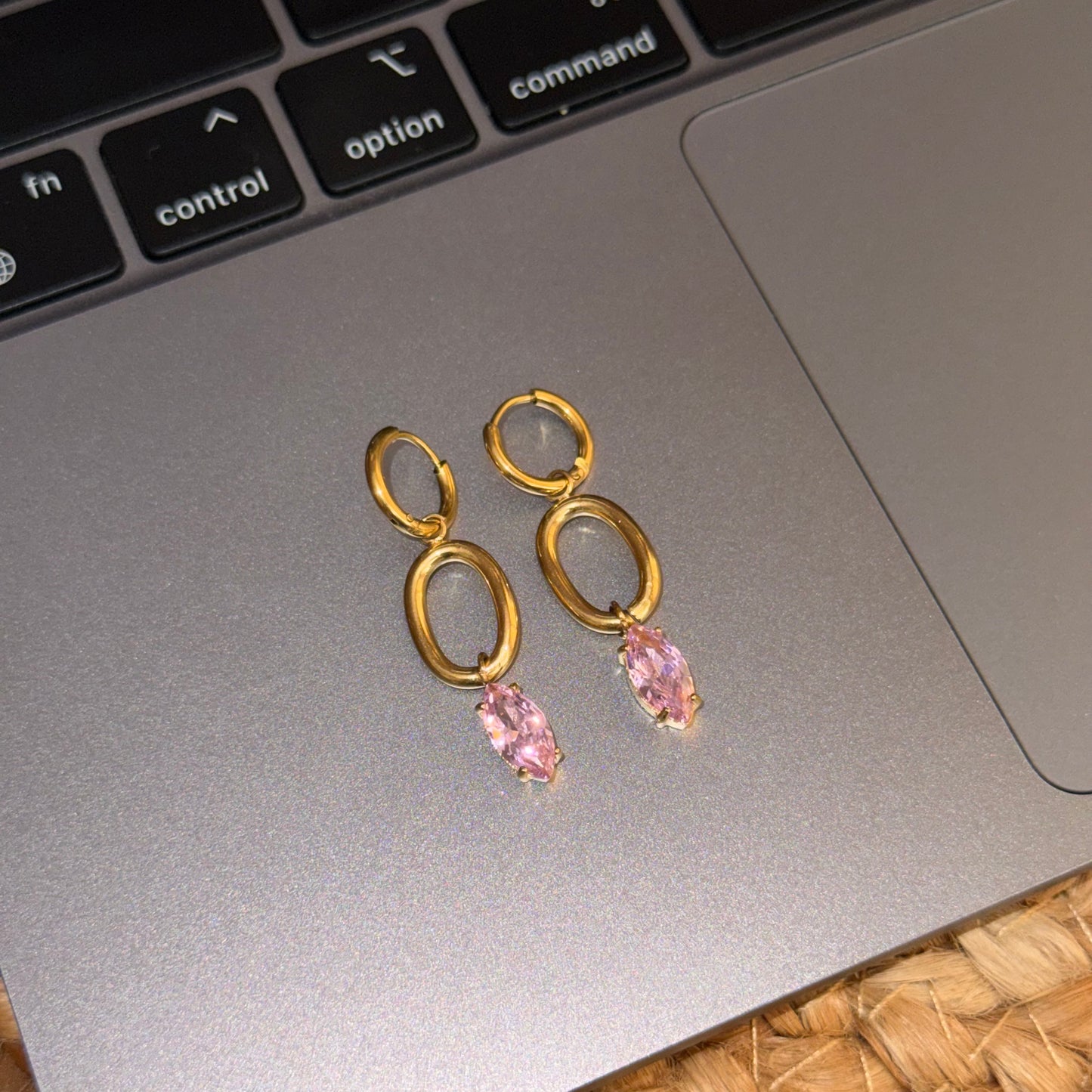 Genevieve Pink Hoops