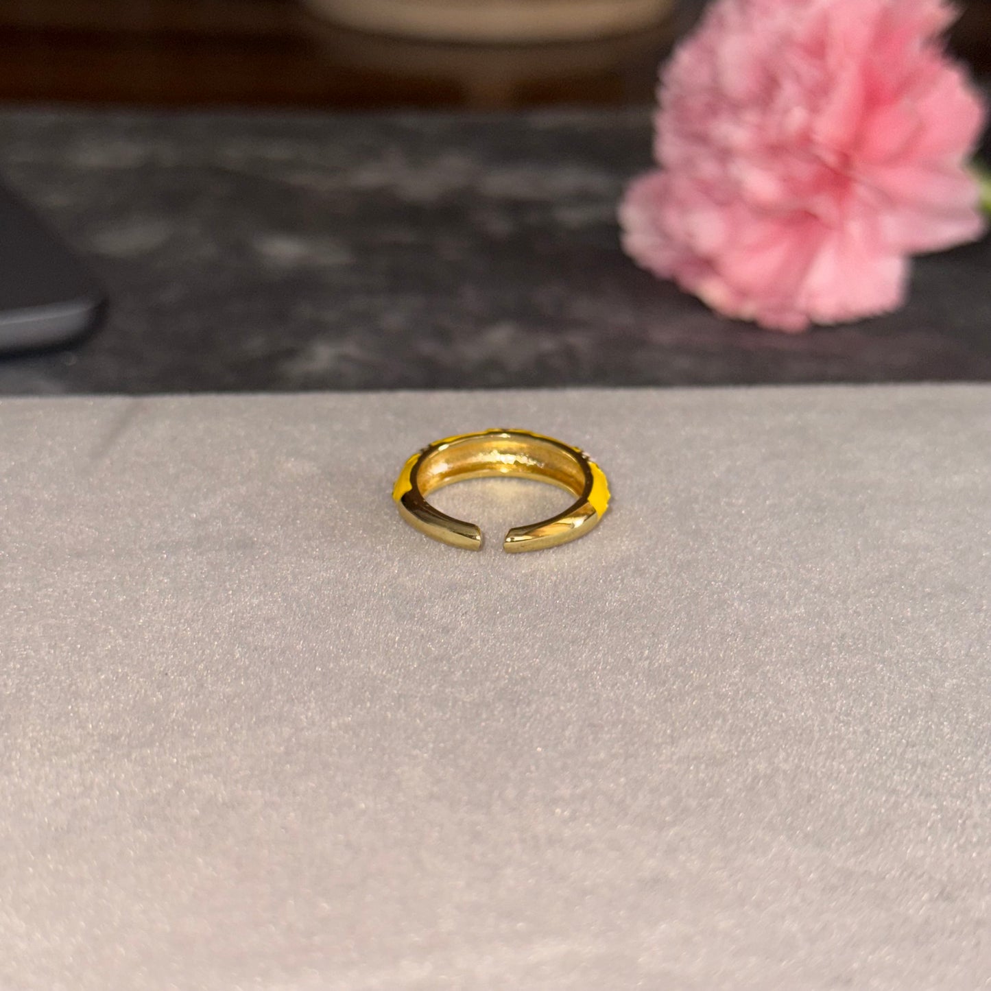 Yellow Daisy Ring
