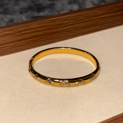 First Love Studded Bangle (Thin Wrist)