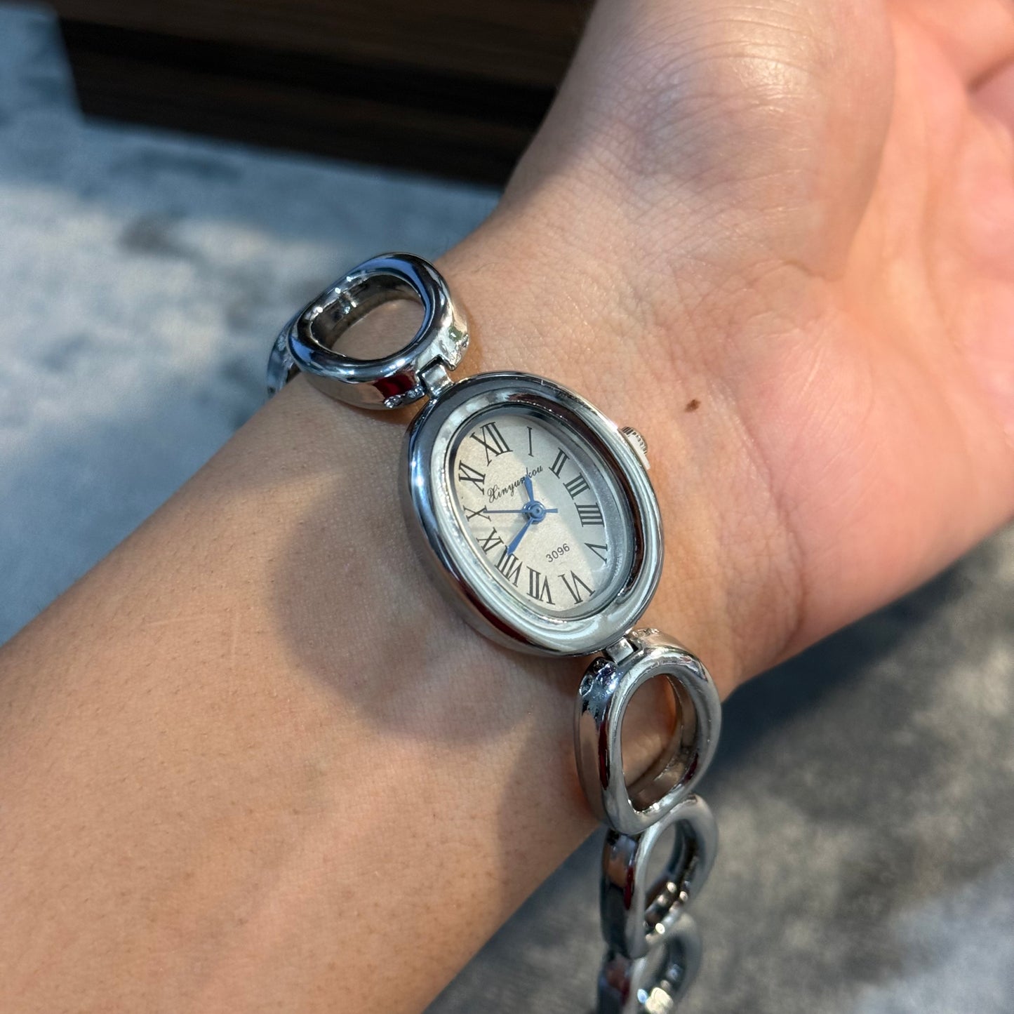 Celine Liquid Silver Watch (Random Color Box Included)