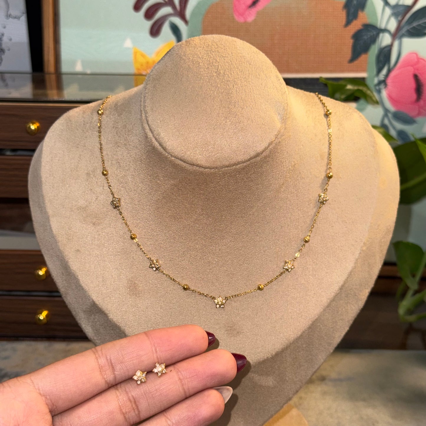 Stella Nova Star Set + Earring Set