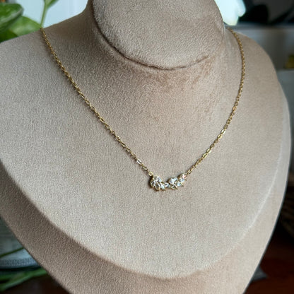 Hyacinth Leaf Necklace