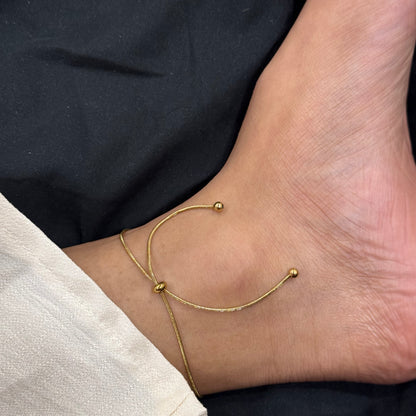 Jane Adjustable Anklet (Single)