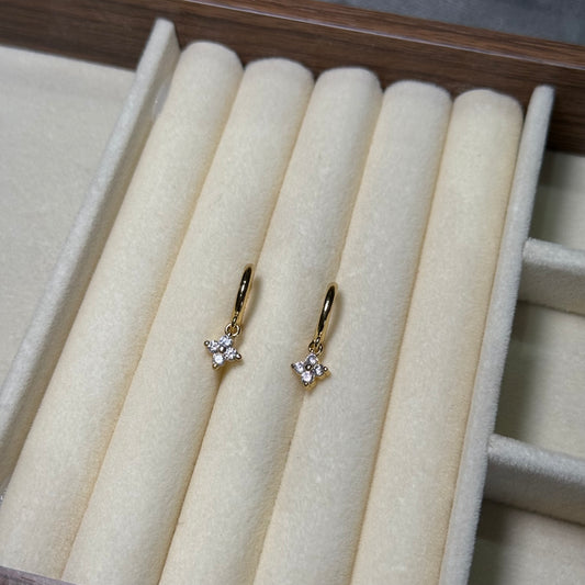 Celestial Petal Hoops
