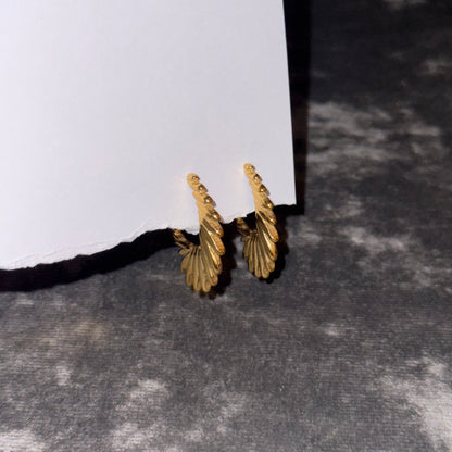 Solar Flare Hoop Studs