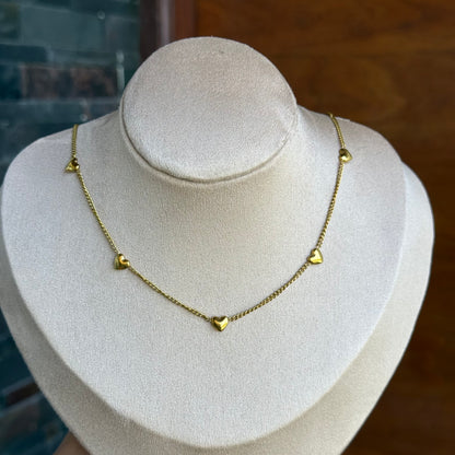 Amour Station Necklace
