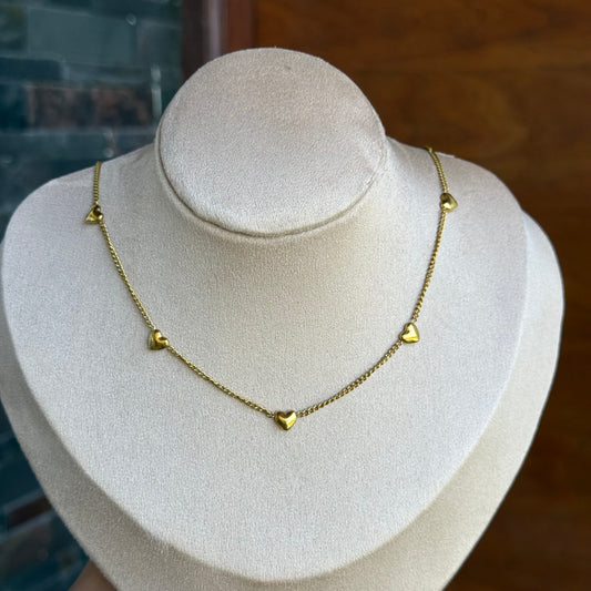 Amour Station Necklace