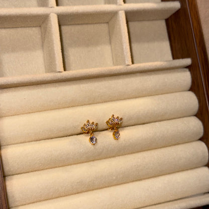 Regal Marquise Studs