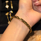 Charlotte Dainty-Studded Bangle
