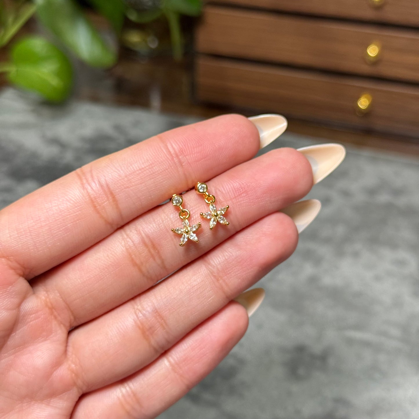 Blossom Drop Ball-Back Studs
