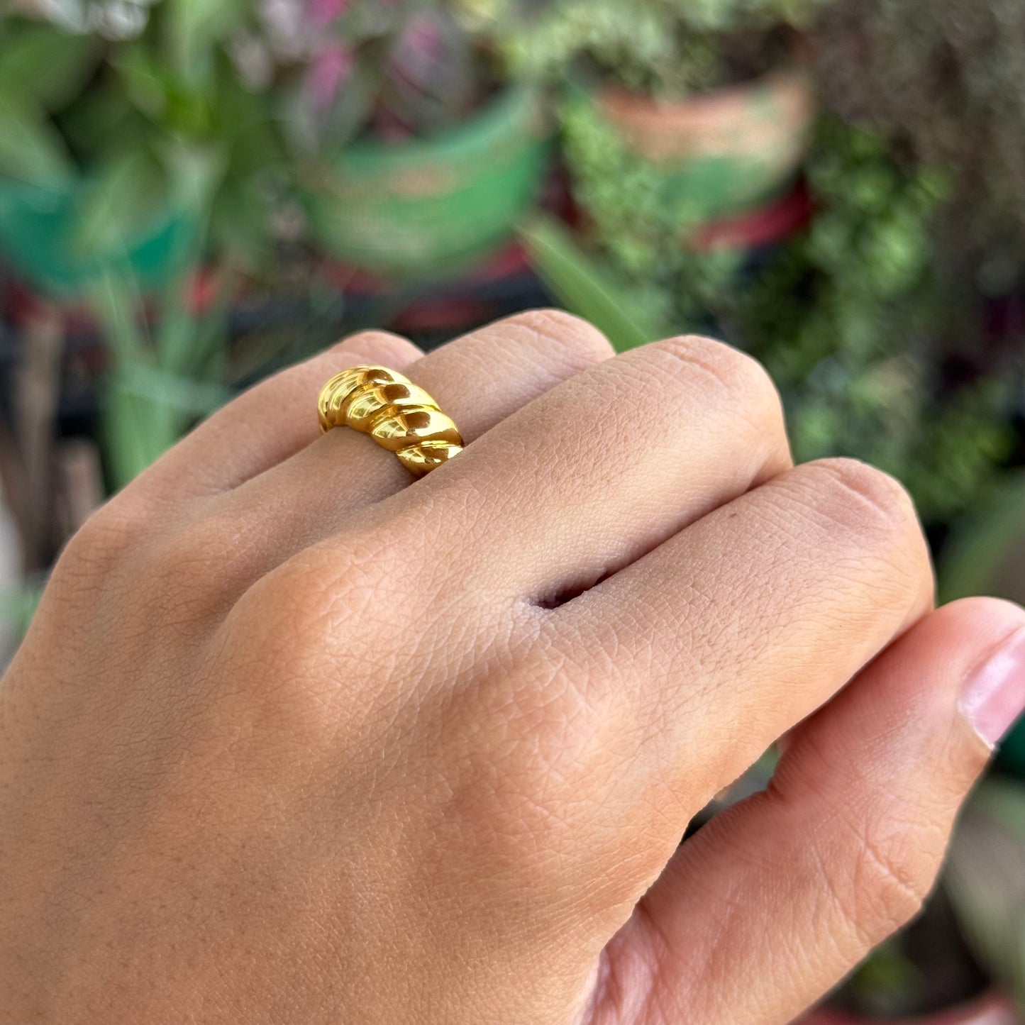 Croissant Chunky Ring