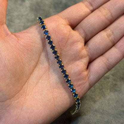 Midnight Sapphire Tennis Bracelet