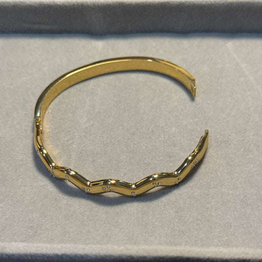 Zig-Zag Studded Bangle HOUSE OF LAILA