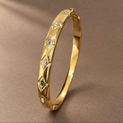 First Love Studded Bangle (Thin Wrist)
