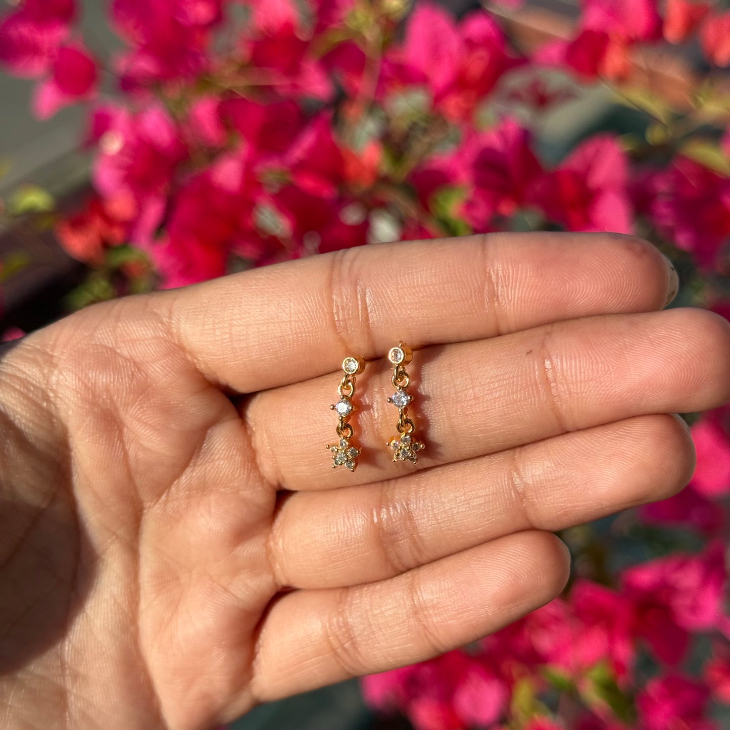 Mini Flora Dangle Studs